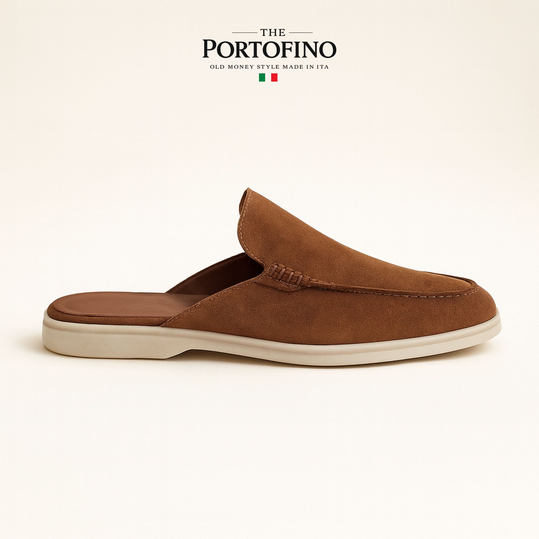 Cognac Suede Mule