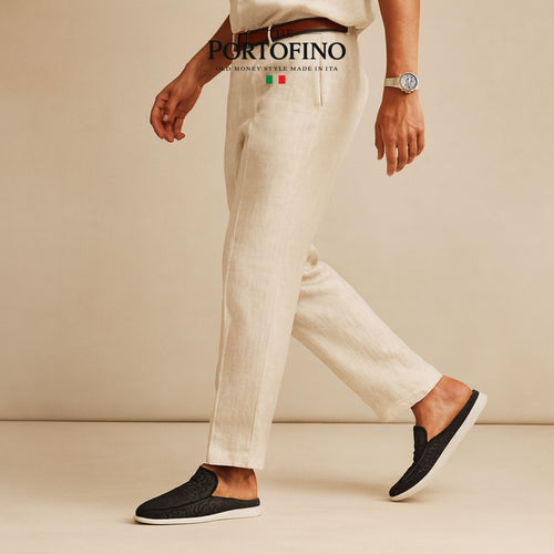 Black Croco Mule, worn