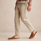 Cognac Croco Mule, worn