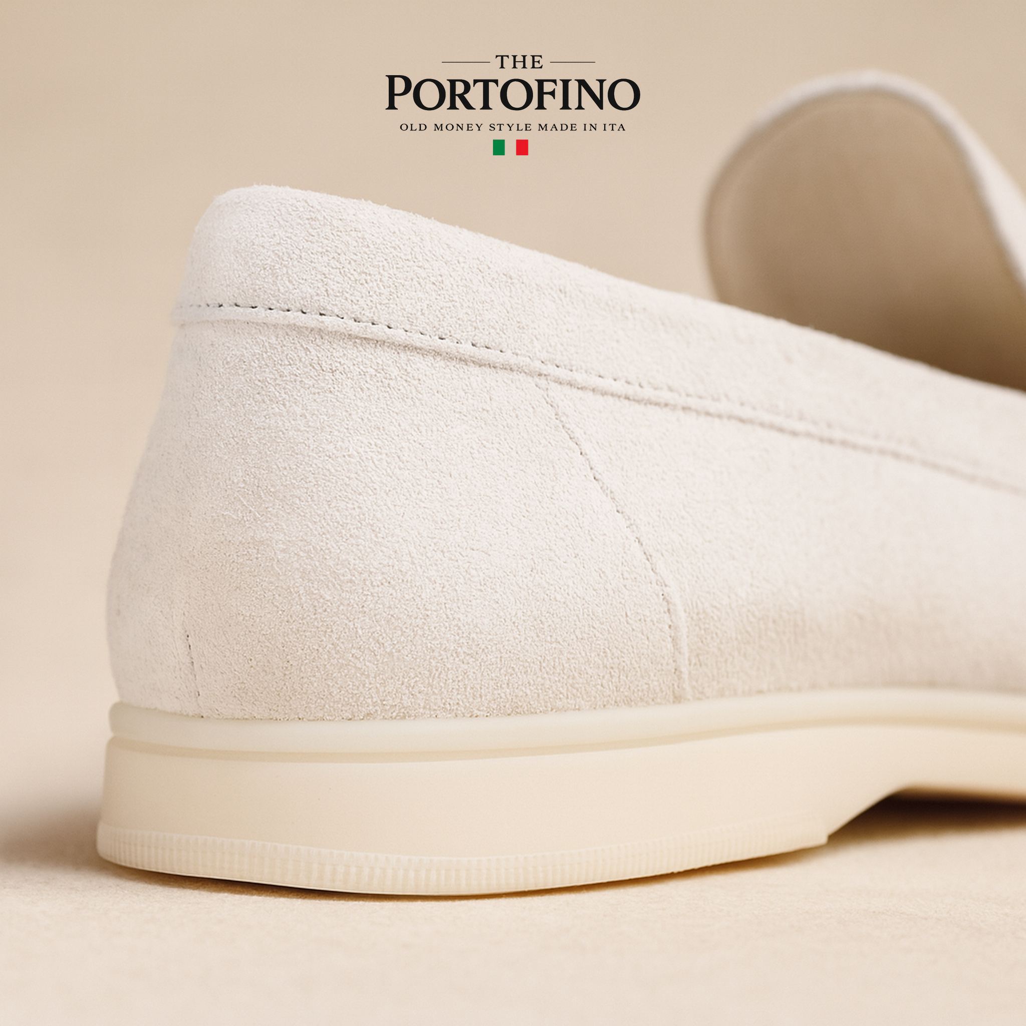 White Riviera Loafer, detail