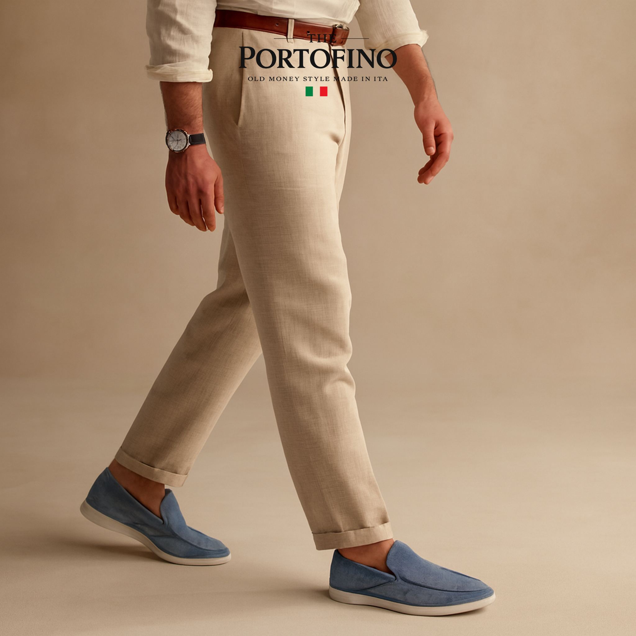 Sky Blue Riviera Loafer, worn