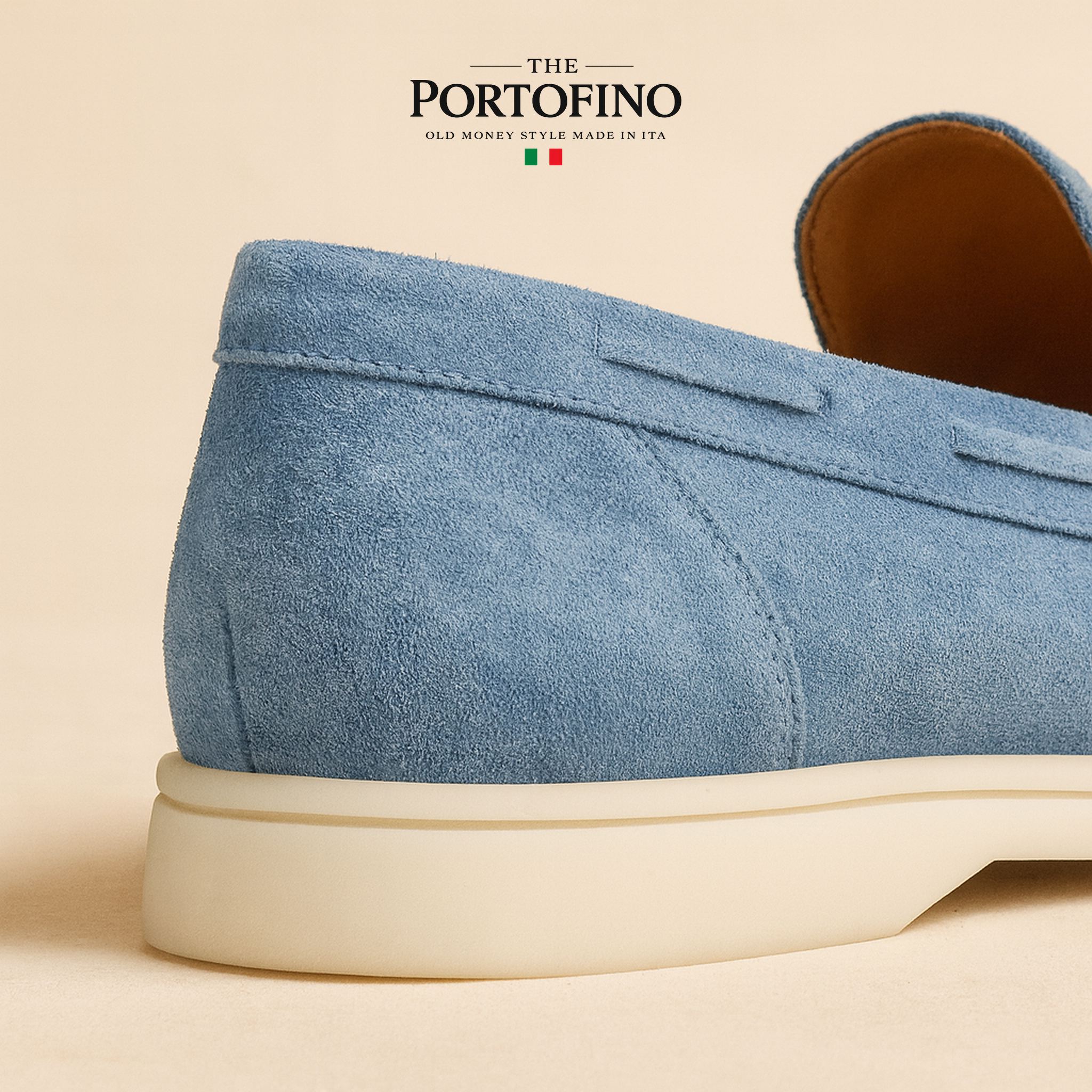 Sky Blue Riviera Loafer, detail