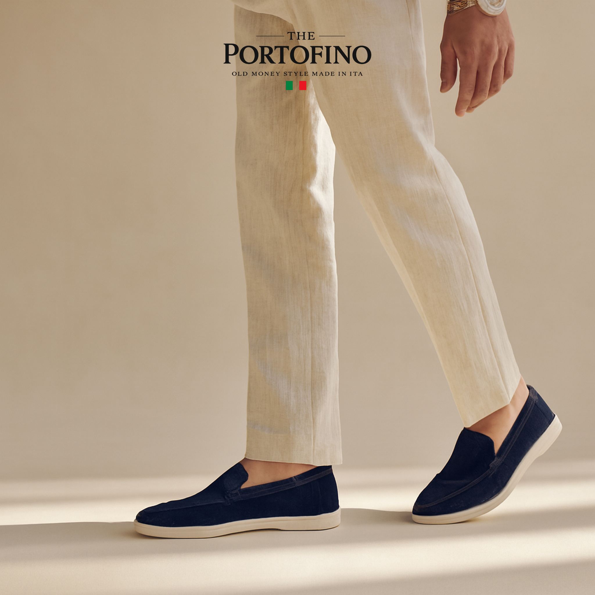 Navy Riviera Loafer, worn