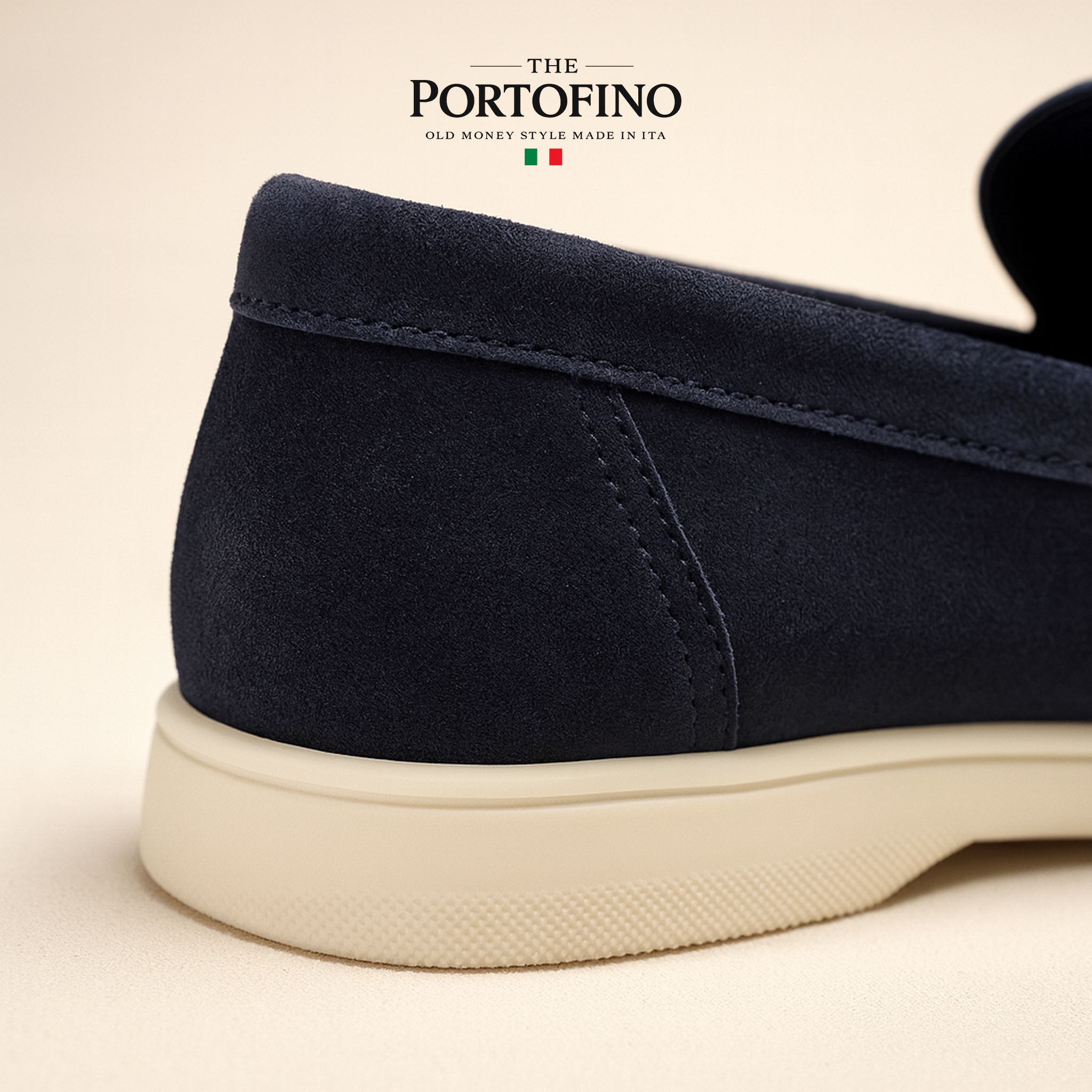 Navy Riviera Loafer, detail