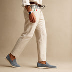 Powder Blue Riviera Loafer, worn