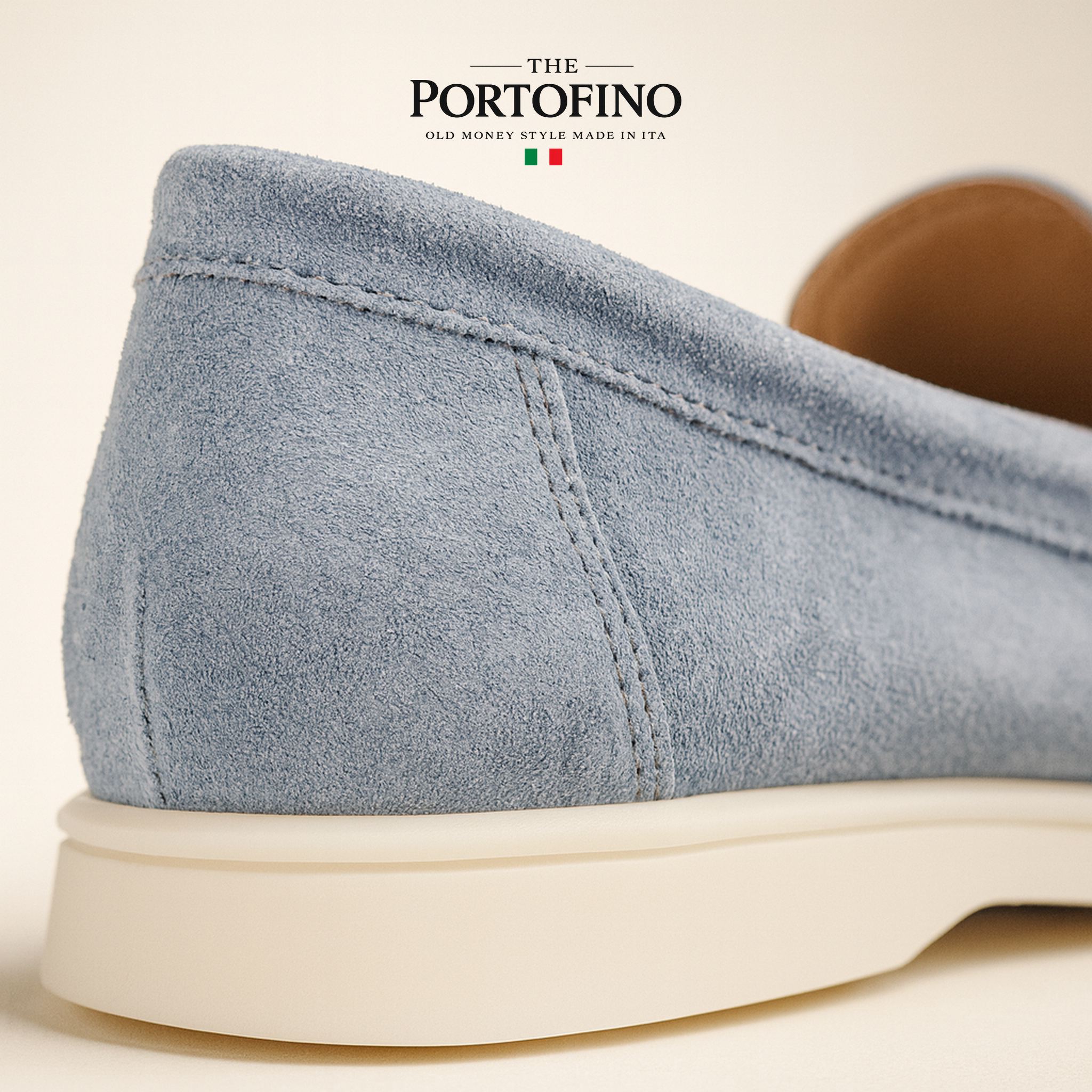 Powder Blue Riviera Loafer, detail