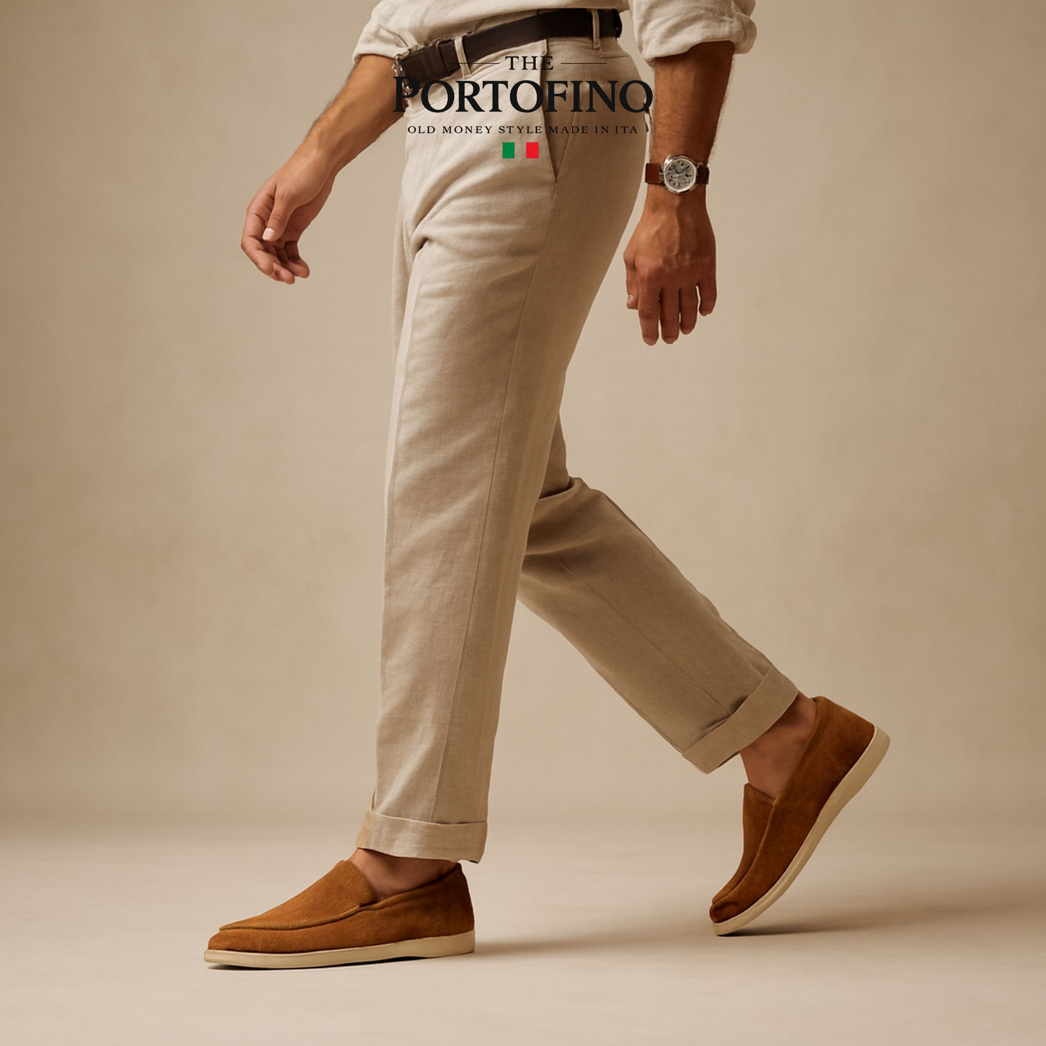 Cognac Riviera Loafer, worn