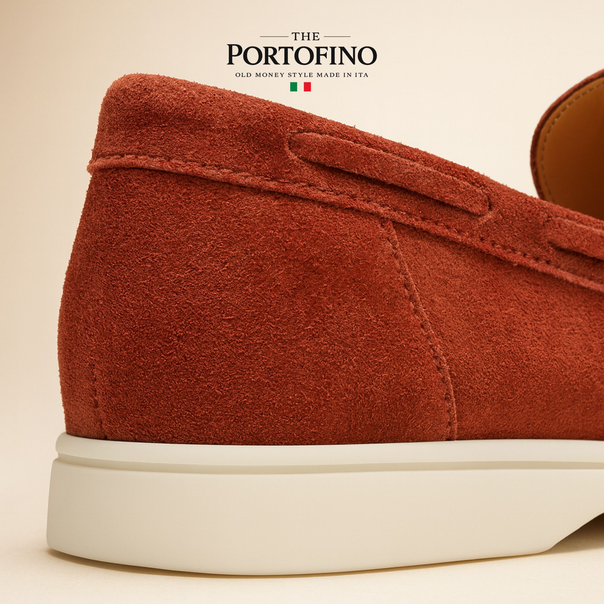 Brick Red Riviera Loafer, detail