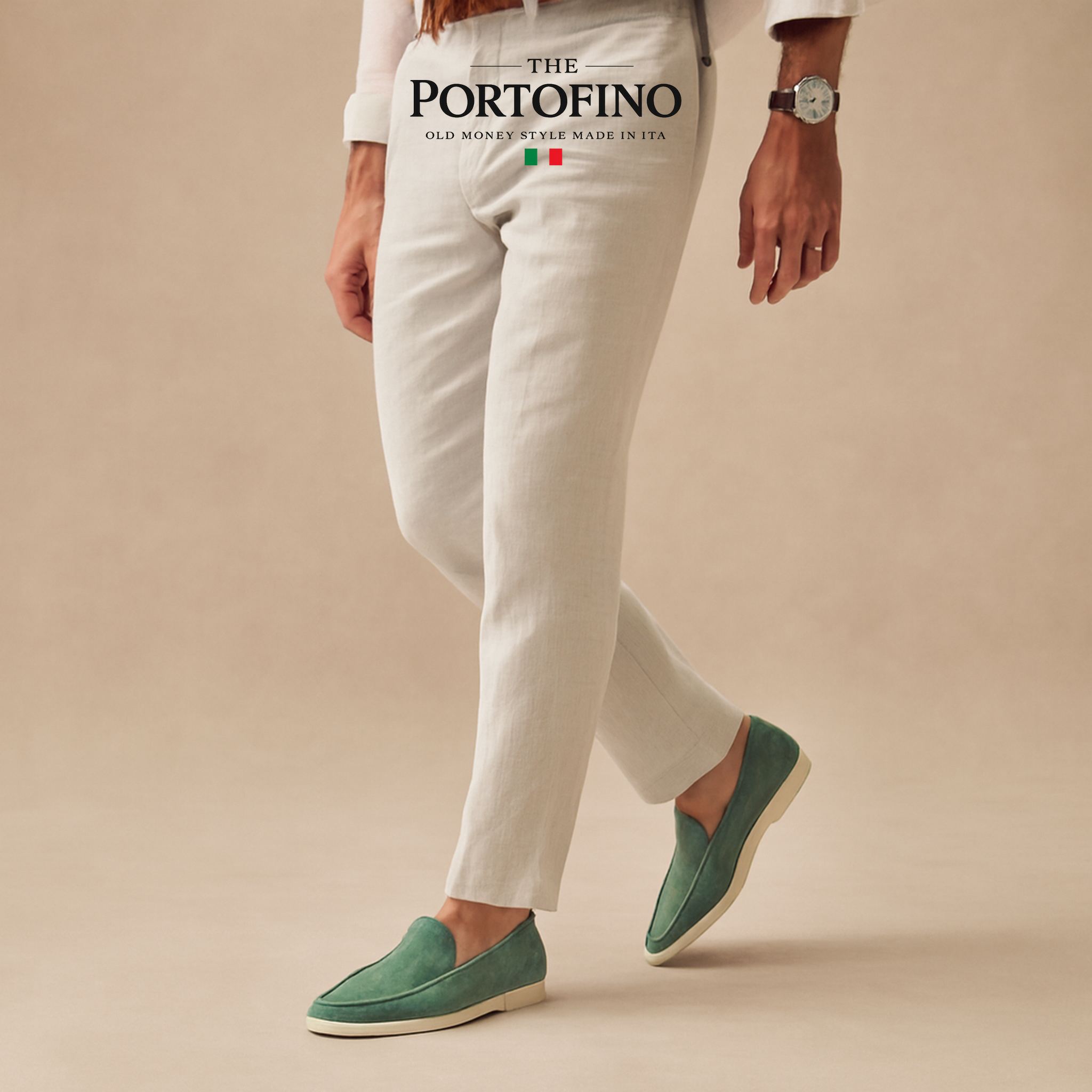 Sage Riviera Loafer, worn