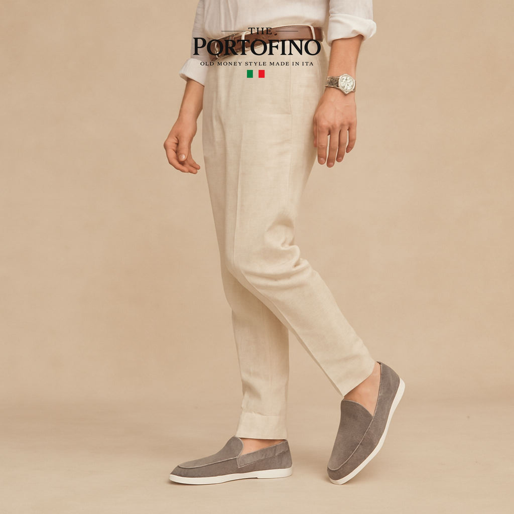 Slate Grey Riviera Loafer, worn