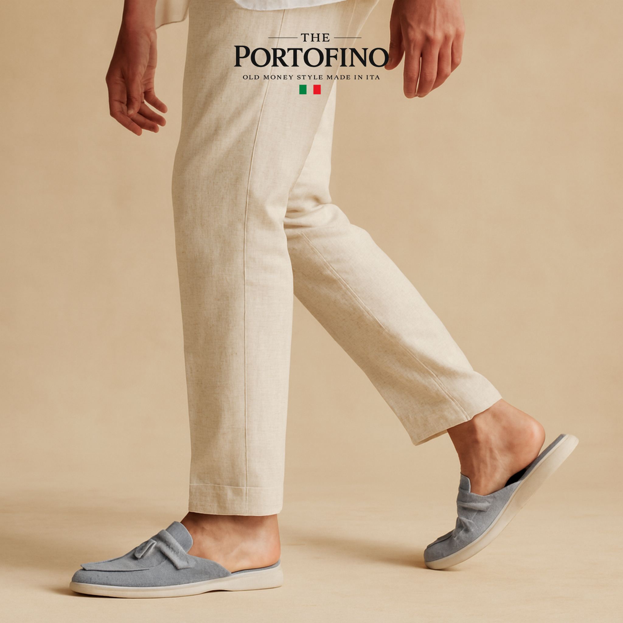 Powder Blue Bit Mule, worn