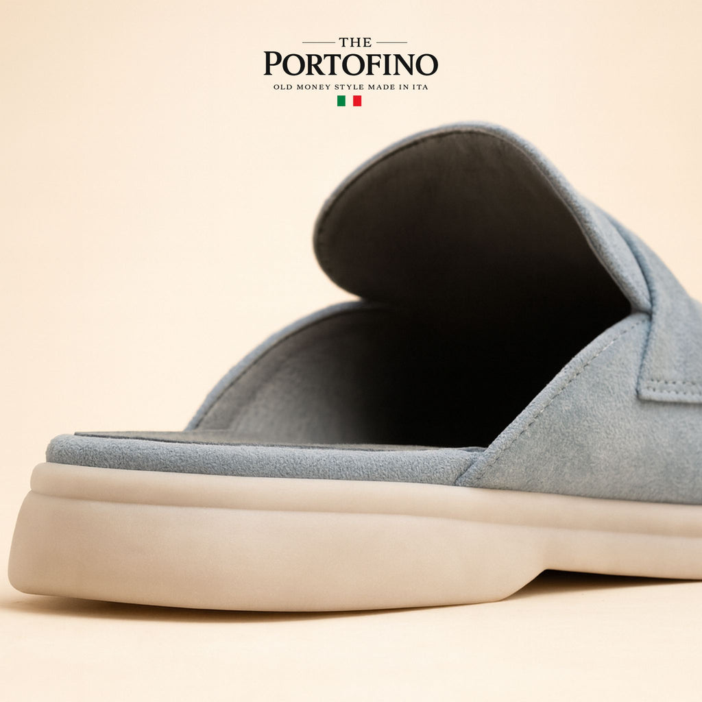 Powder Blue Bit Mule, detail
