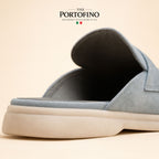 Powder Blue Bit Mule, detail