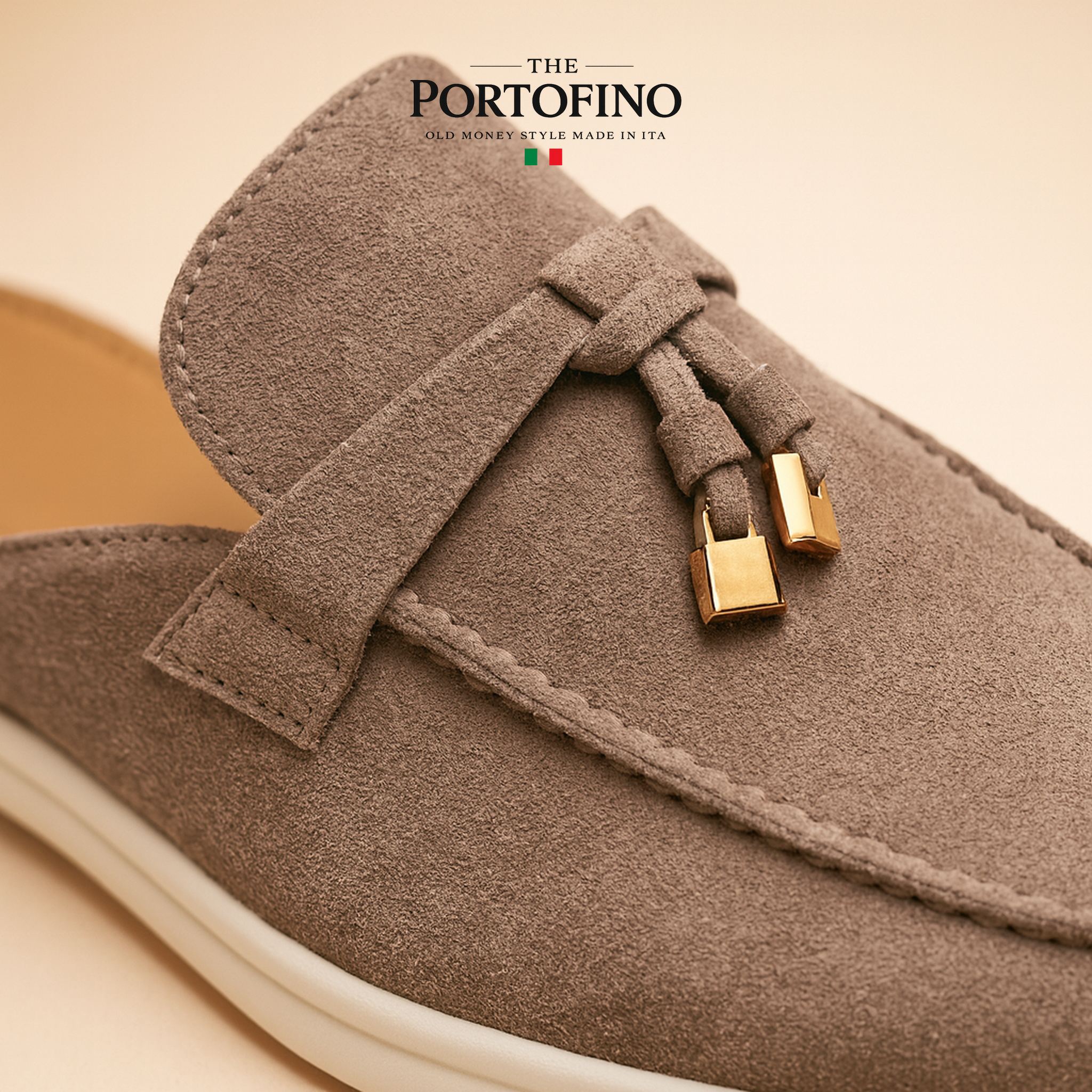 Stone Bit Mule, suede close-up