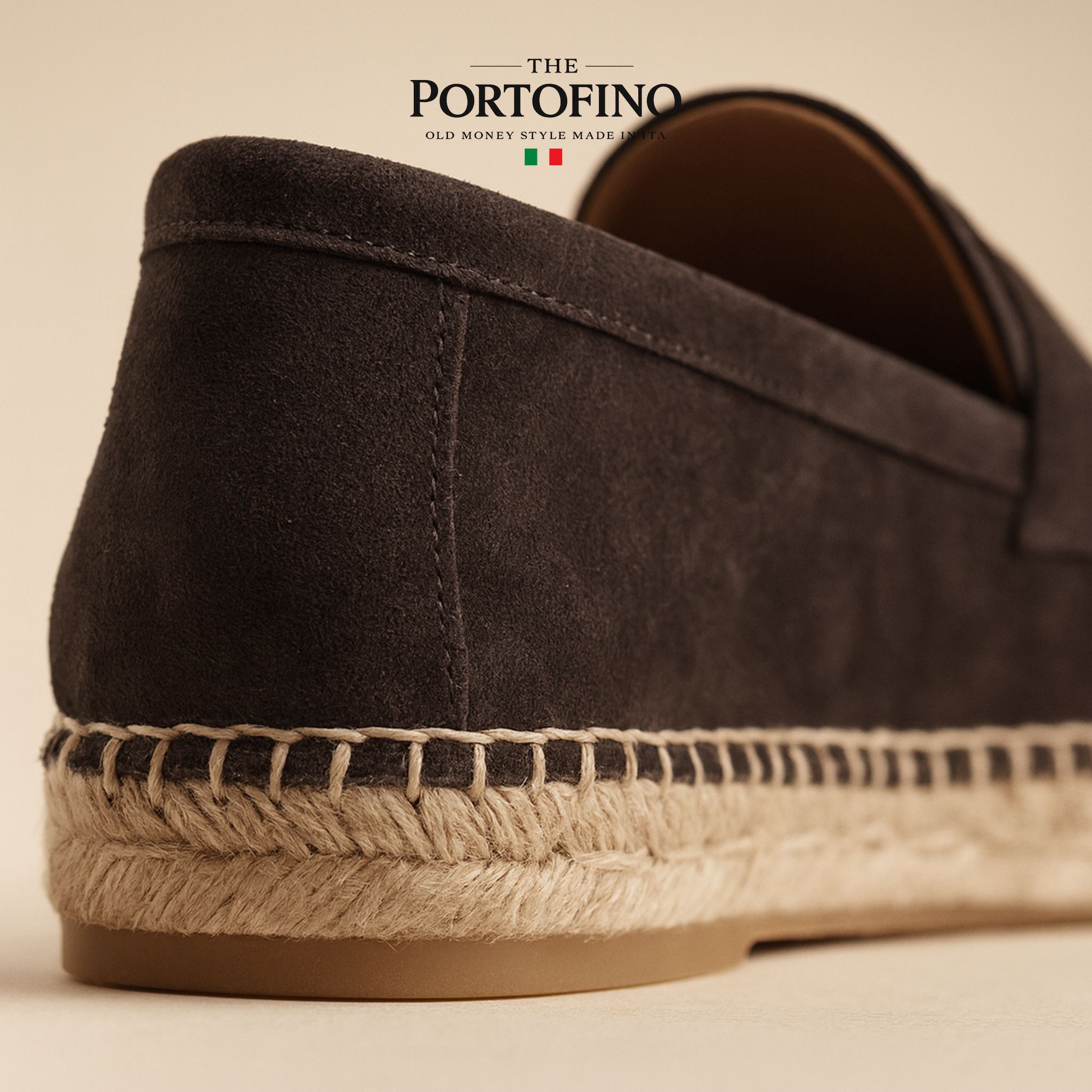 Espresso Espadrille Loafer, detail