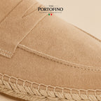 Sand Espadrille Loafer, close-up