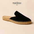 Black Espadrille Mule