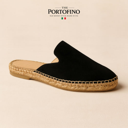 Black Espadrille Mule