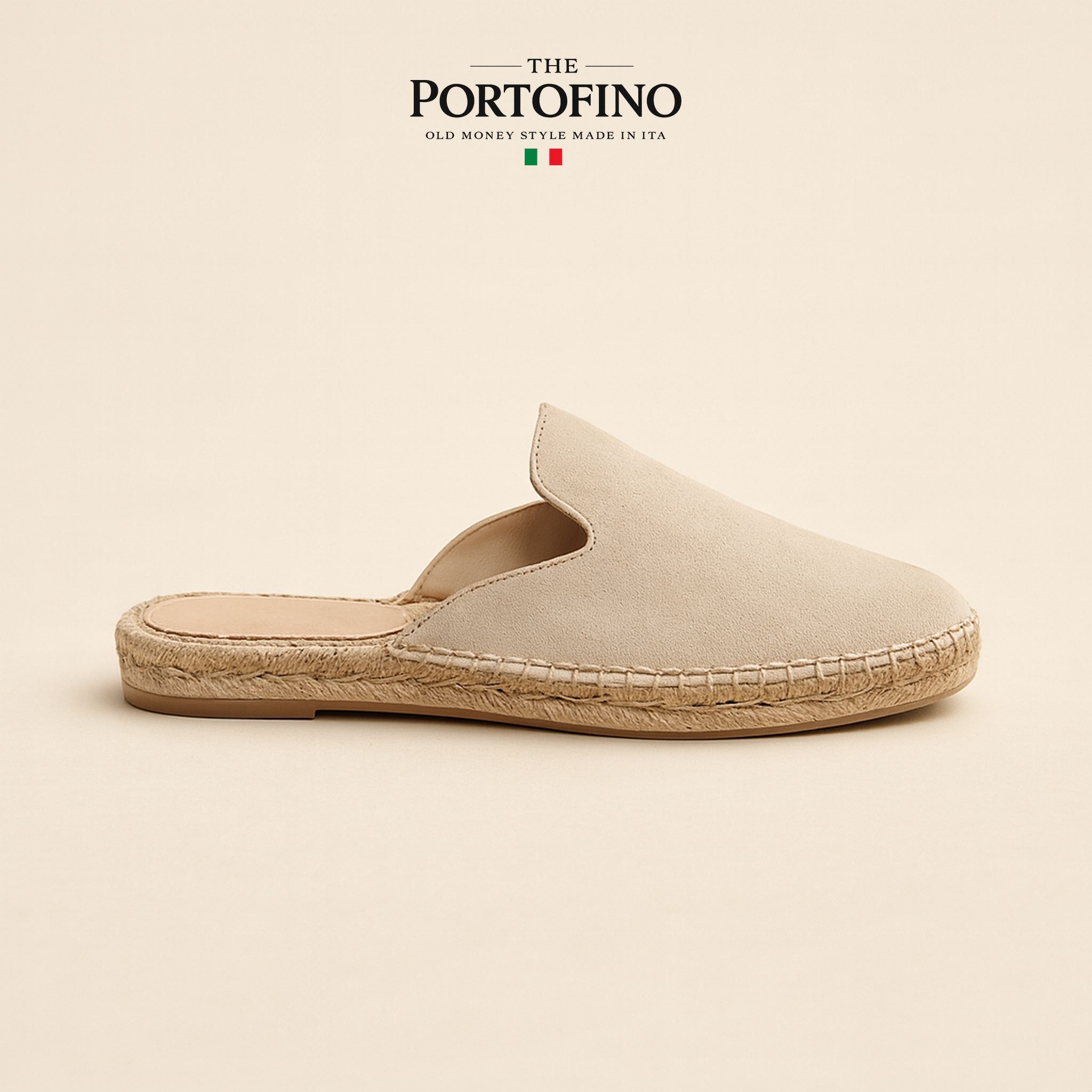 Stone Espadrille Mule
