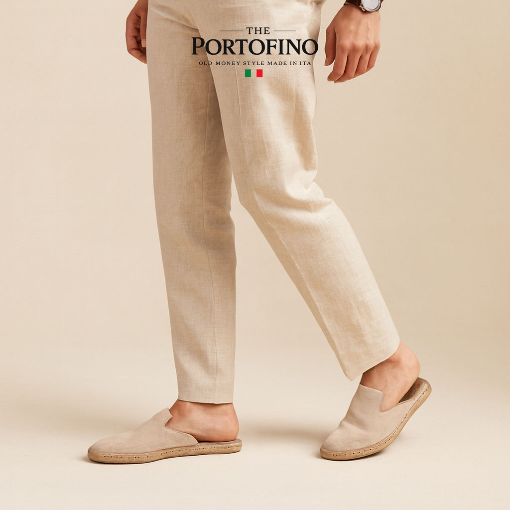 Stone Espadrille Mule, worn