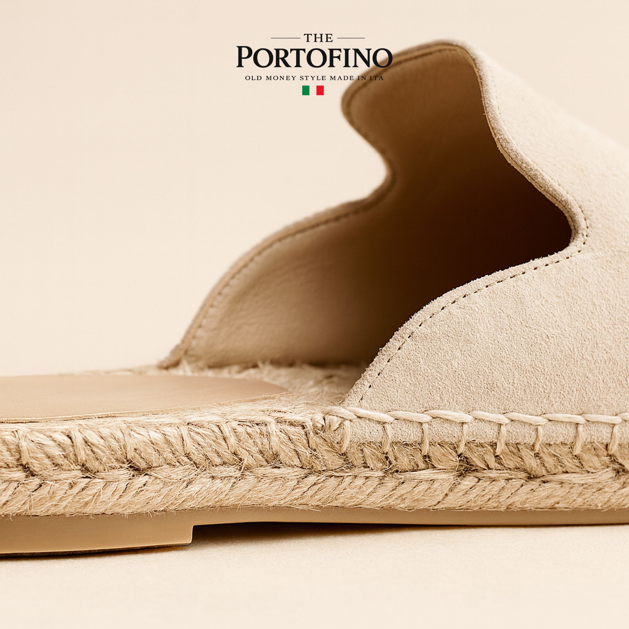 Stone Espadrille Mule, detail