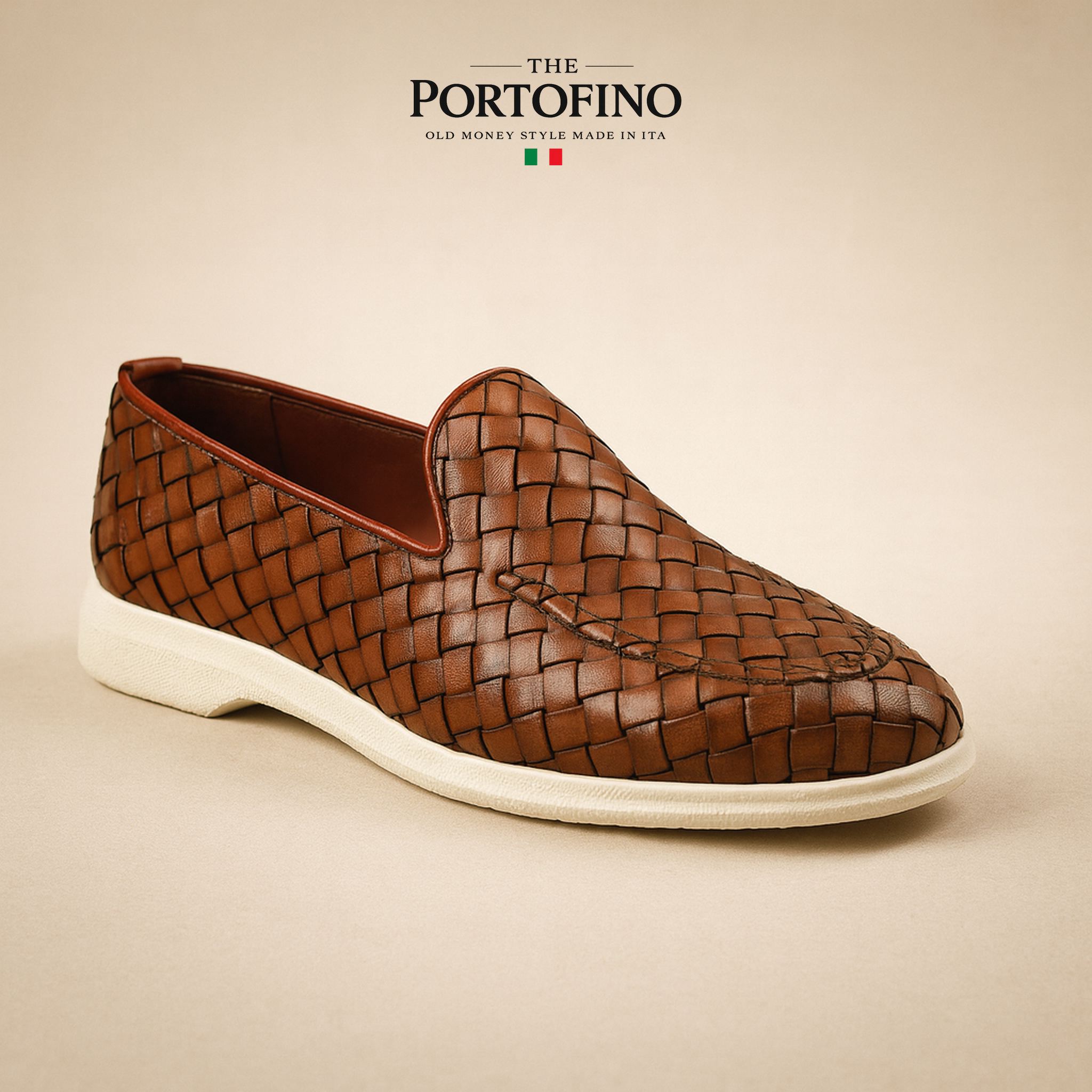 Cognac Woven Loafer