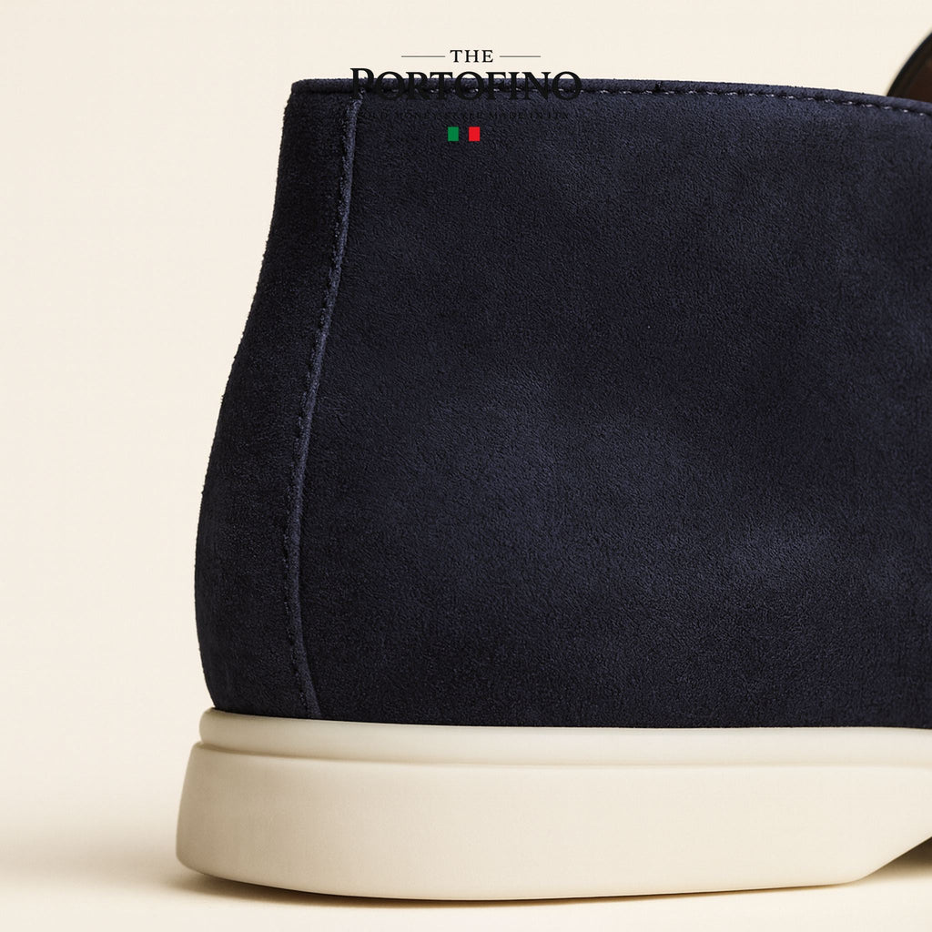 Navy Riviera Boot, detail