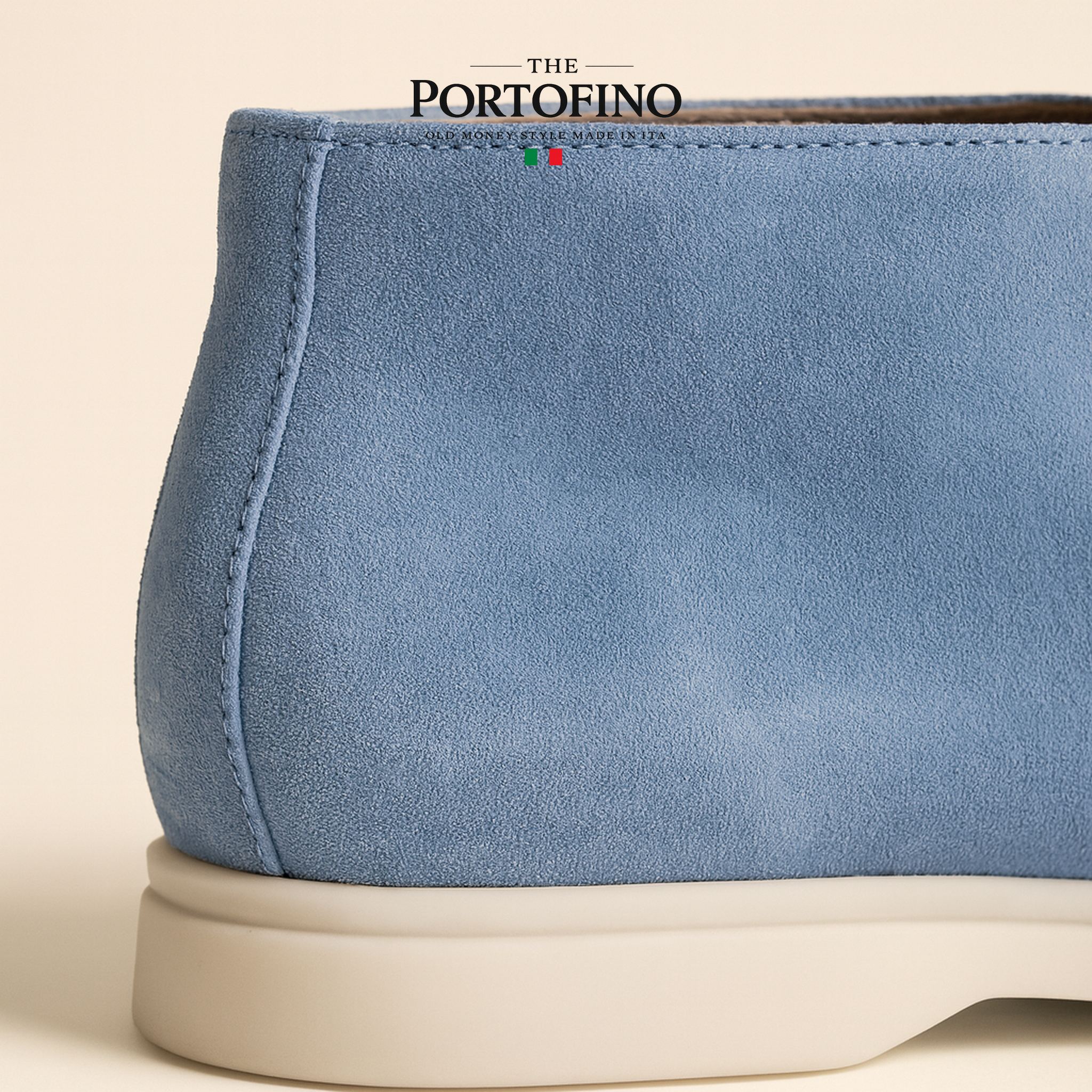 Sky Blue Riviera Boot, detail
