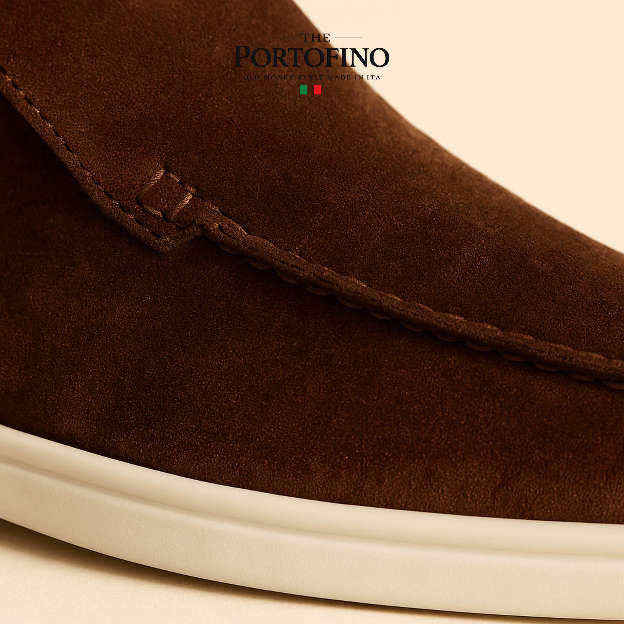Espresso Riviera Boot, suede close-up